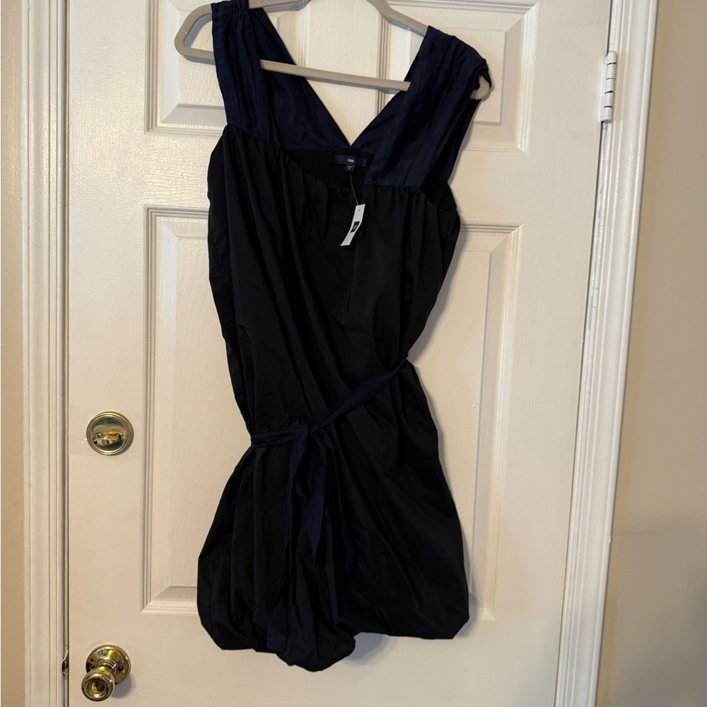 GAP Navy and Black Mini Dress